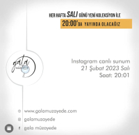 Gala Müzayede | instagram canlı sunum