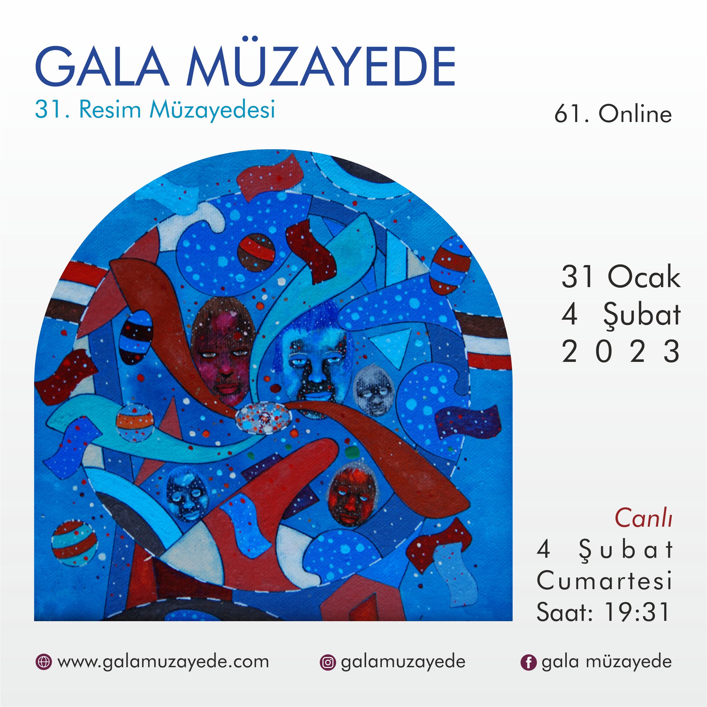 Gala Müzayede | 61. ONLINE 31. RESİM MÜZAYEDESİ