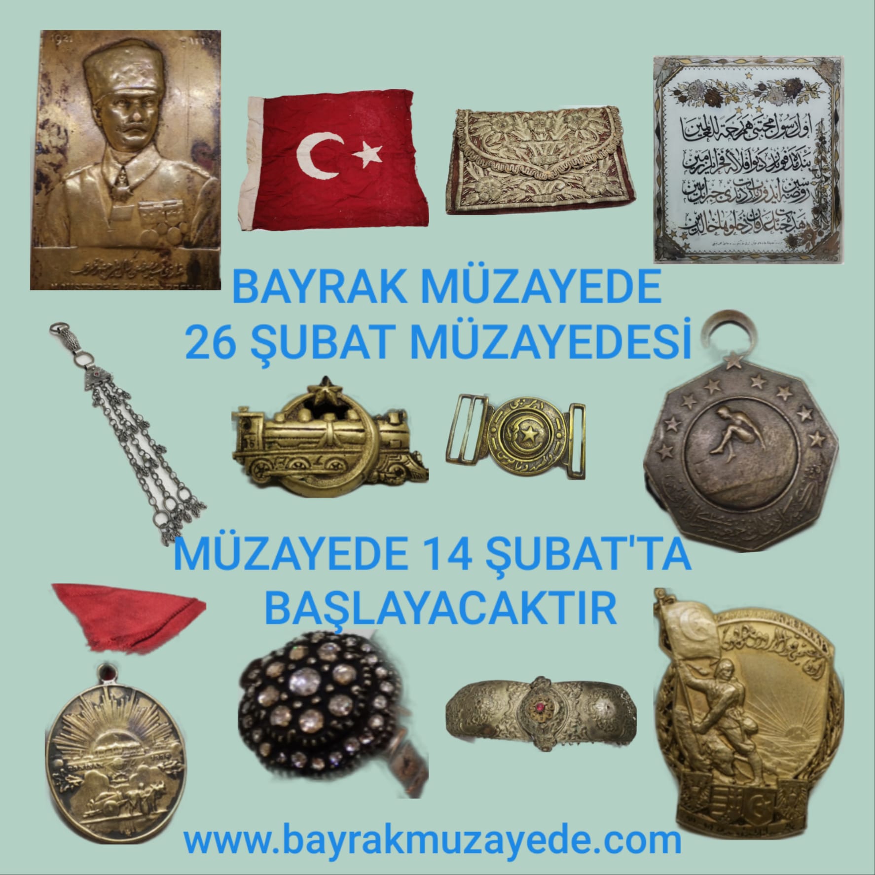 Bayrak Müzayede | 26 ŞUBAT MÜZAYEDESİ