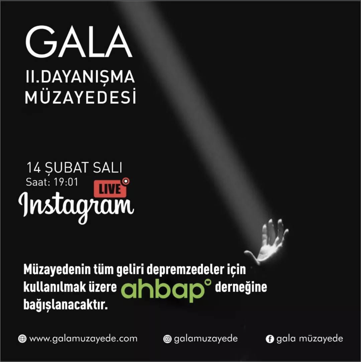 Gala müzayede | 2. Dayanışma Müzayedesi