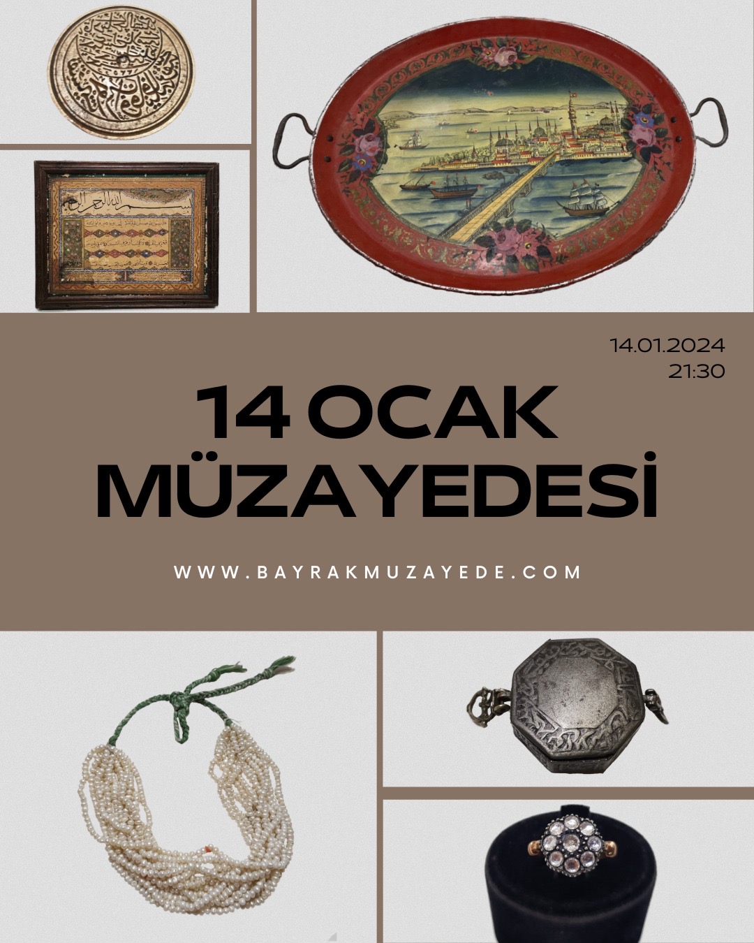 Bayrak Müzayede | 14 OCAK MÜZAYEDESİ