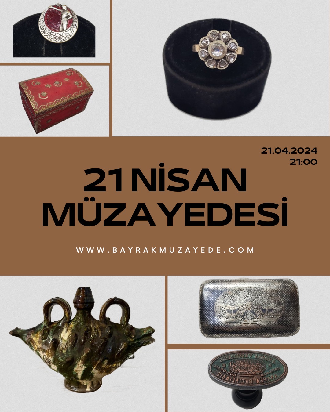 Bayrak Müzayede | 21 NİSAN MÜZAYEDESİ