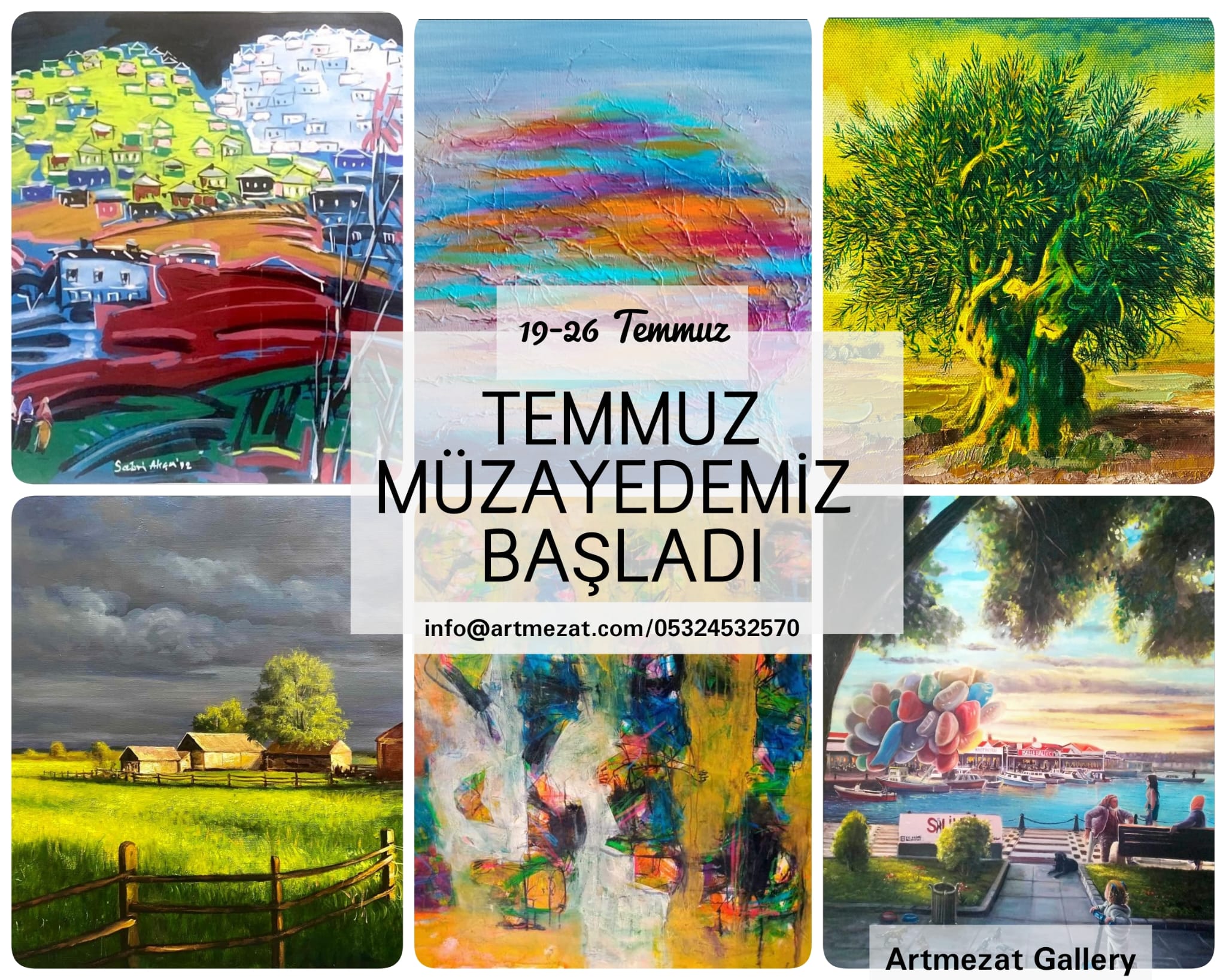 Art Mezat | Temmuz Karma Eserler Müzayedesi İçin Giriş Yapın