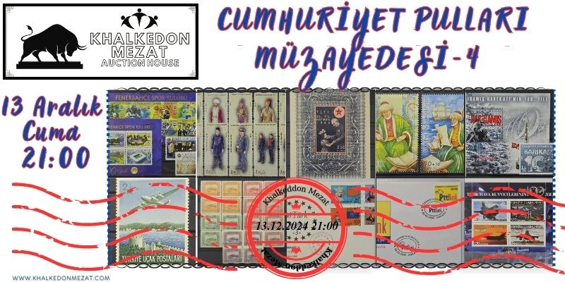 Khalkedon Mezat | 	Cumhuriyet Pulları Mezatı-4